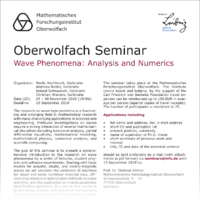 Thumbnail of the poster to the Oberwolfach Seminar