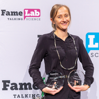 Maria Paskiewicz-Idzik awarded at the FameLab Germany event in Karlsruhe