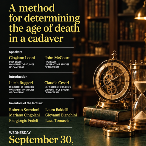 Image of the poster of the presentation event